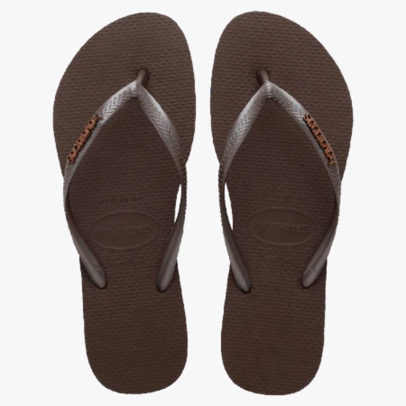 Havaianas Slim Metal Logo Thong