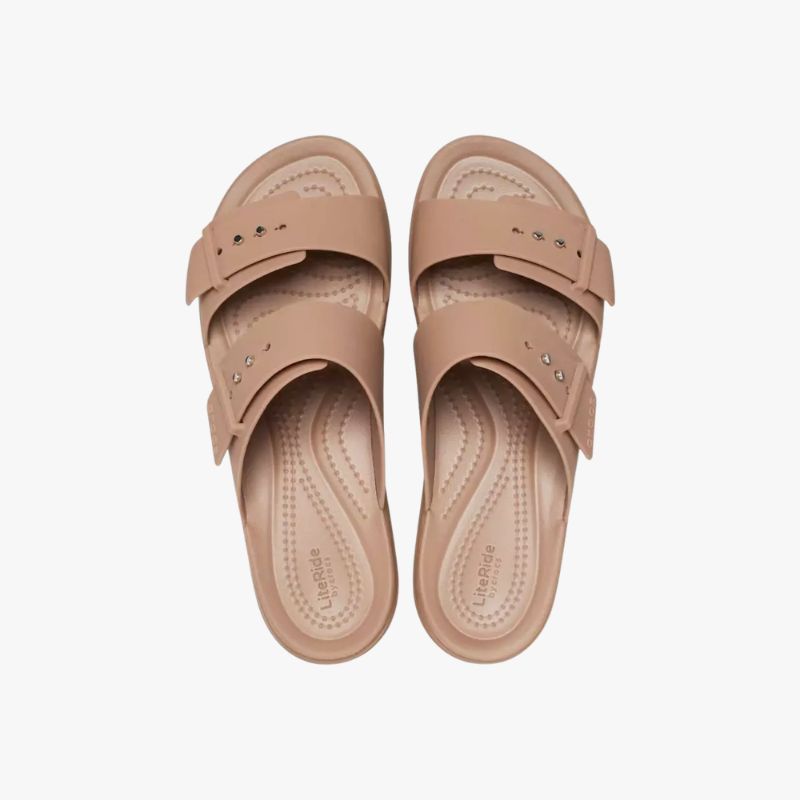 Crocs Brooklyn Buckle Low Wedge