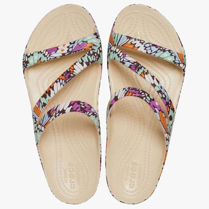 Crocs Kadee II Butterfly Graphic Sandal
