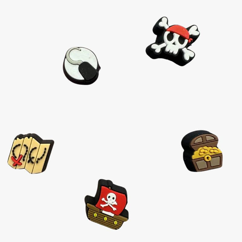 Crocs Tiny Pirates Life 4 Me 5 Pack Jibbitz Charms