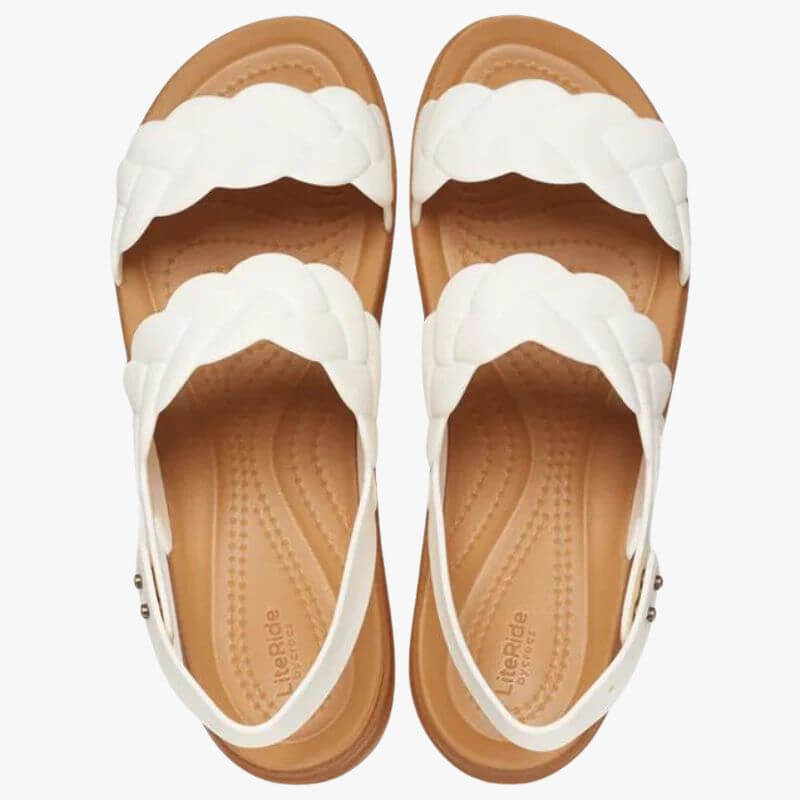 Crocs Brooklyn Woven Upper Low Wedge