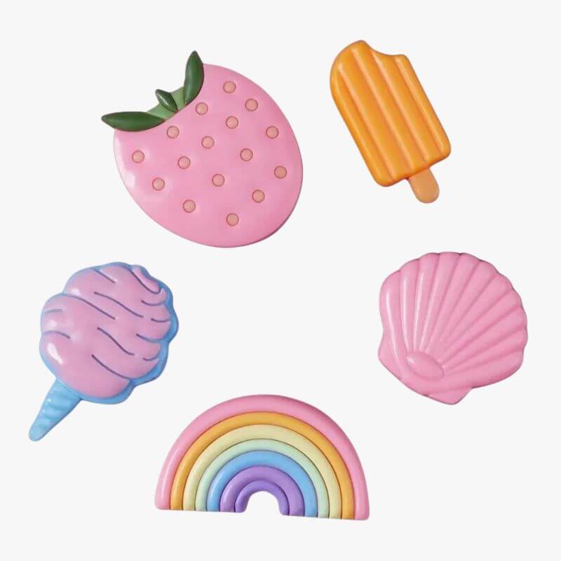 Crocs Pastel Pool Party 5 Pack Jibbitz Charms