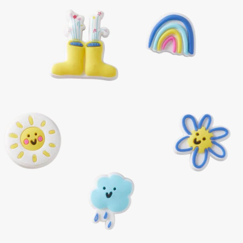 Crocs Fresh Prep Outside Doodle 5 Pack Jibbitz Charms