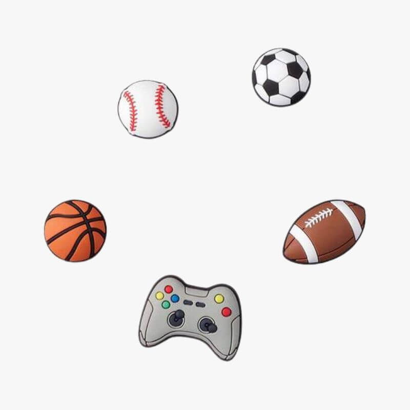 Crocs Sports 5 Pack Jibbitz Charms