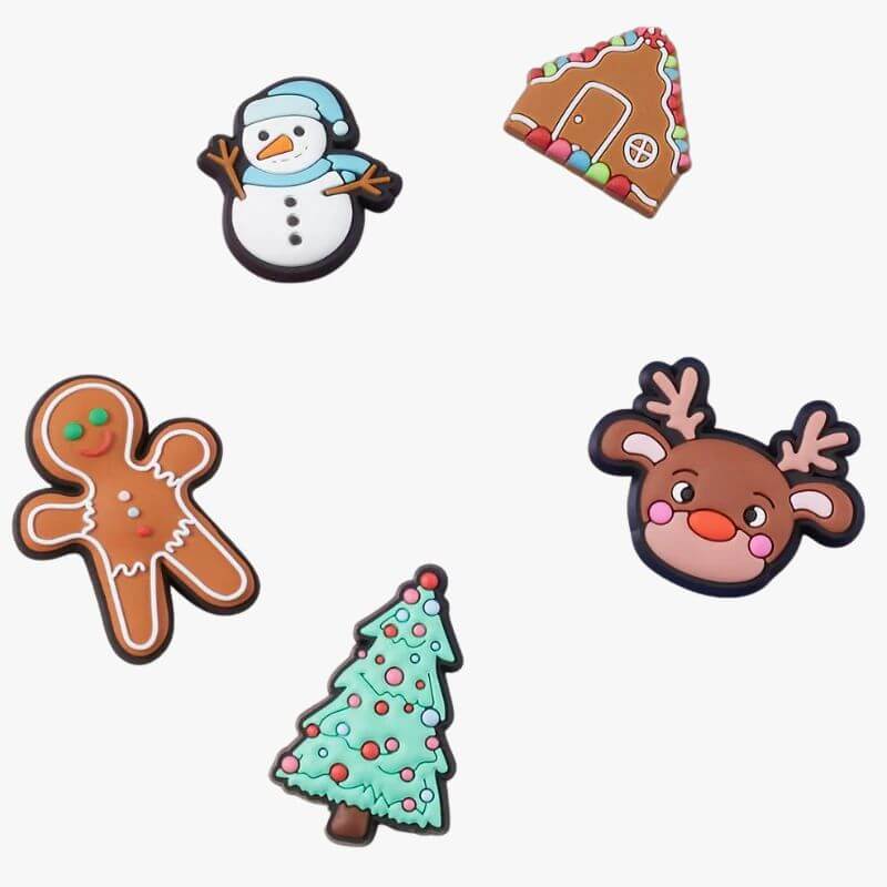 Crocs Cutie Christmas 5 Pack Jibbitz Charms