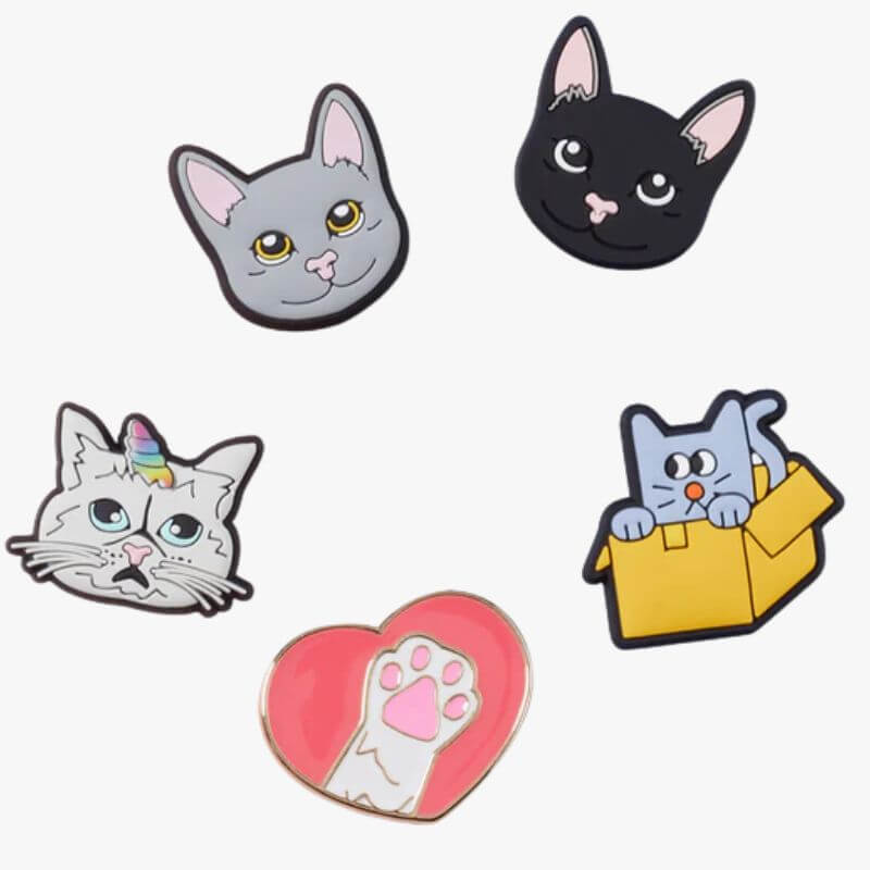 Crocs Cats 5 Pack Jibbitz Charms