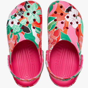 Crocs Kids Classic Woodcut Floral Clog