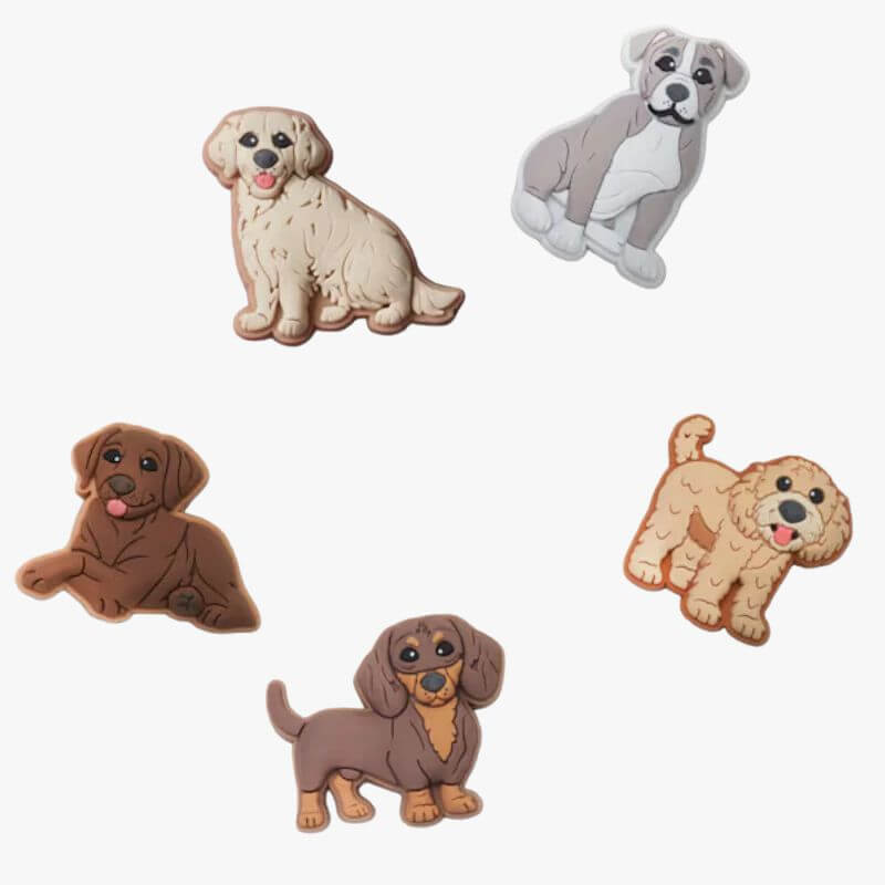 Crocs Doggie Doodle 5 Pack Jibbitz Charms