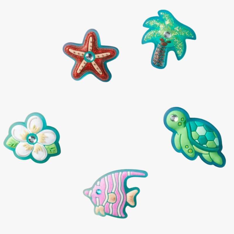 Crocs Sparkle Under The Sea 5 Pack Jibbitz Charms