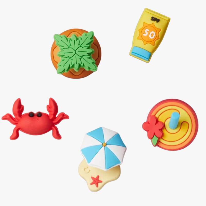 Crocs Beachy 5 Pack Jibbitz Charms