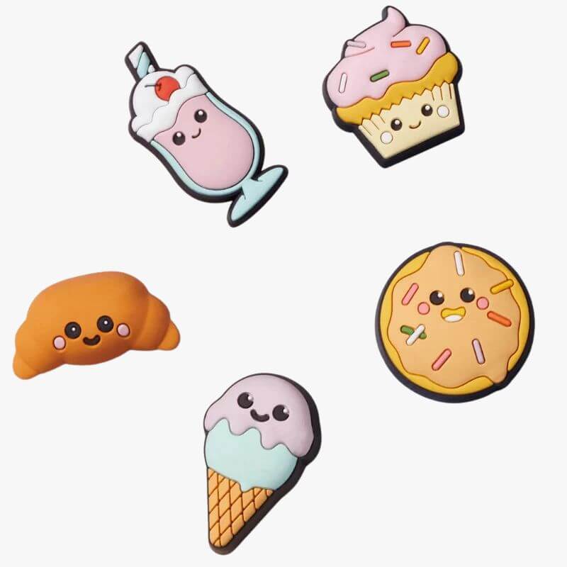 Crocs Mini 3D Pastry Shop 5 Pack Jibbitz Charms