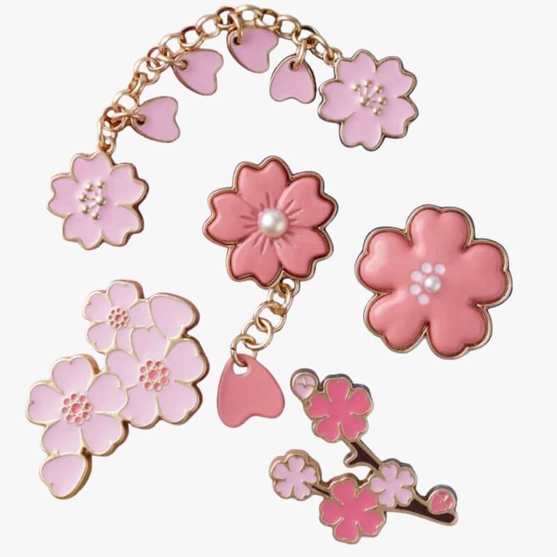 Crocs Blooming Cherry Blossom 5 Pack Jibbitz Charms