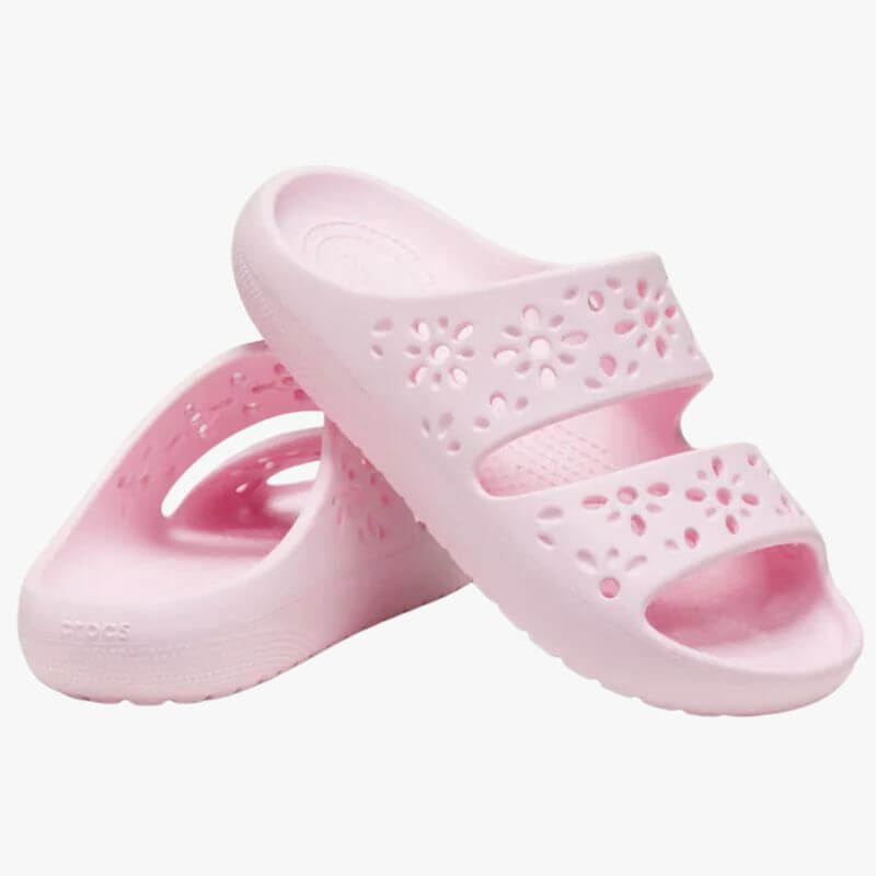 Crocs Classic Floral Cut Out Slide