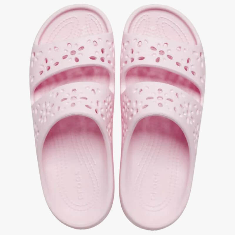 Crocs Classic Floral Cut Out Slide