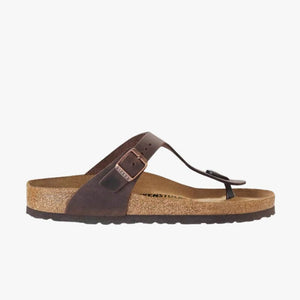 Birkenstock Gizeh Oiled Leather Regular (Classic Footbed + Suede Lined)