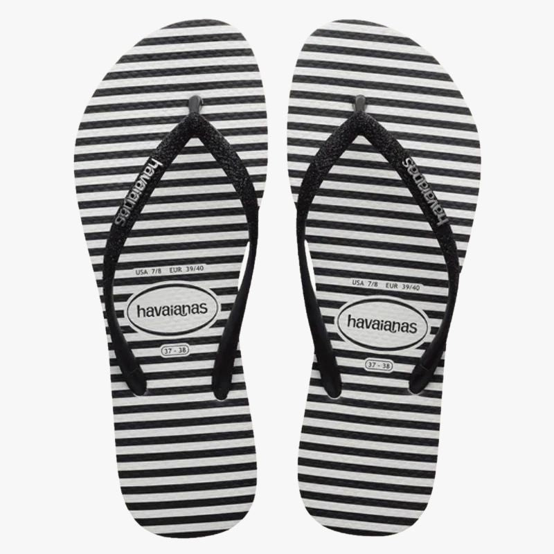 Havaianas Slim Glitter Stripes Thong