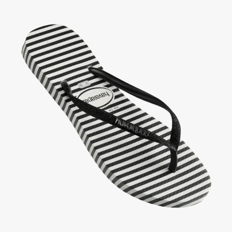Havaianas Slim Glitter Stripes Thong