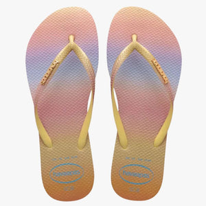 Havaianas Slim Metal Logo Gradient Thong