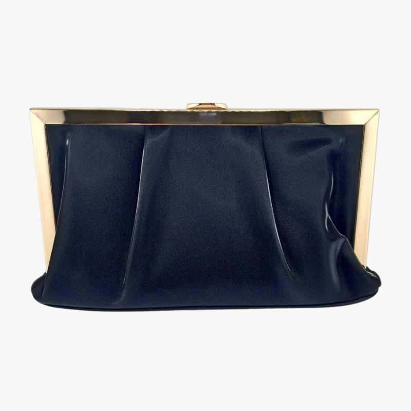 Izoa Gia Pleated Clutch Bag