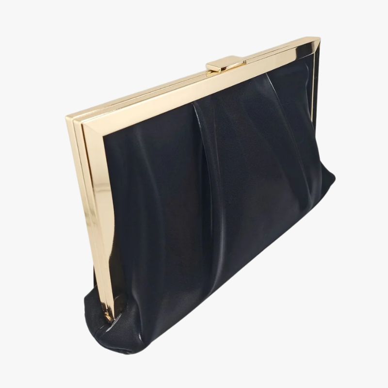 Izoa Gia Pleated Clutch Bag