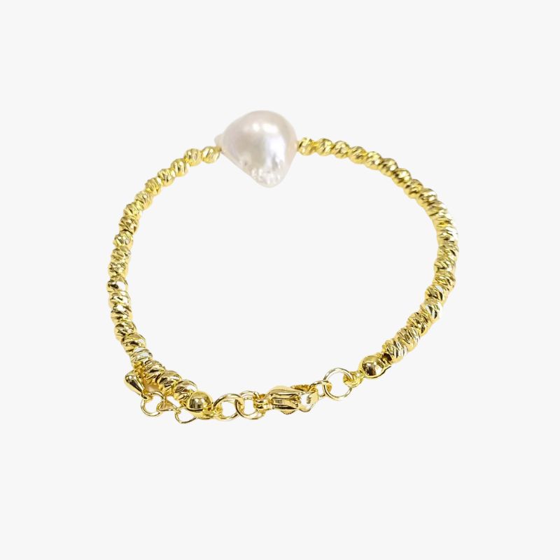 Izoa Amarae Pearl Bracelet Gold