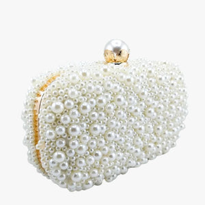 Izoa Cinderella Pearl Clutch
