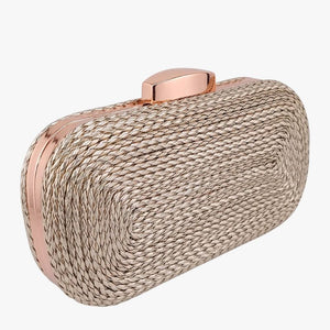Izoa Helen Rope Detail Clutch Bag