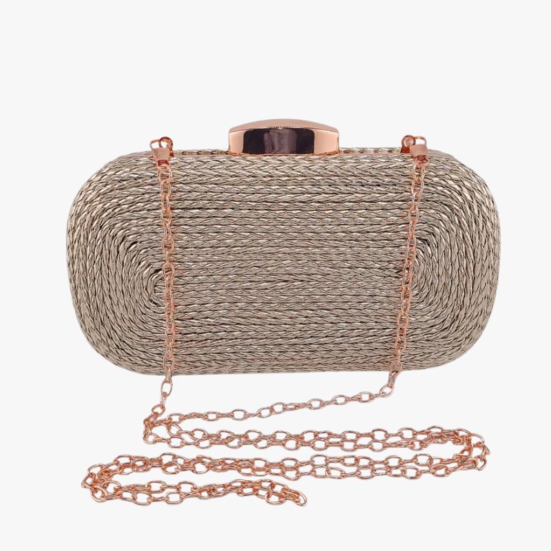 Izoa Helen Rope Detail Clutch Bag