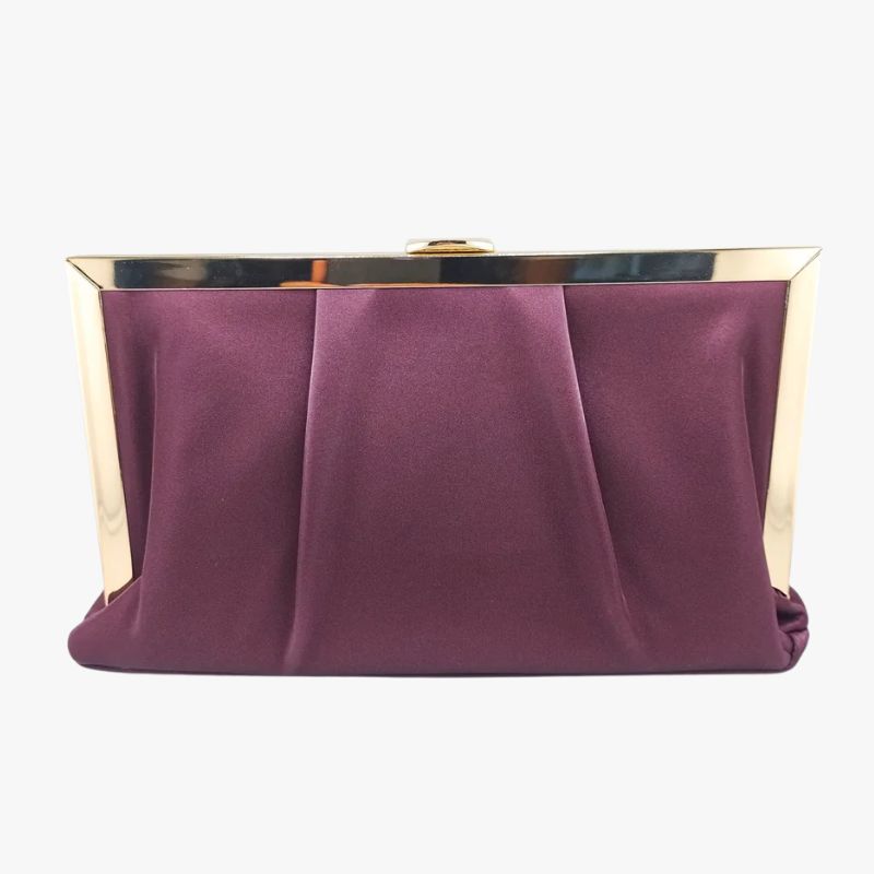 Izoa Gia Pleated Clutch Bag