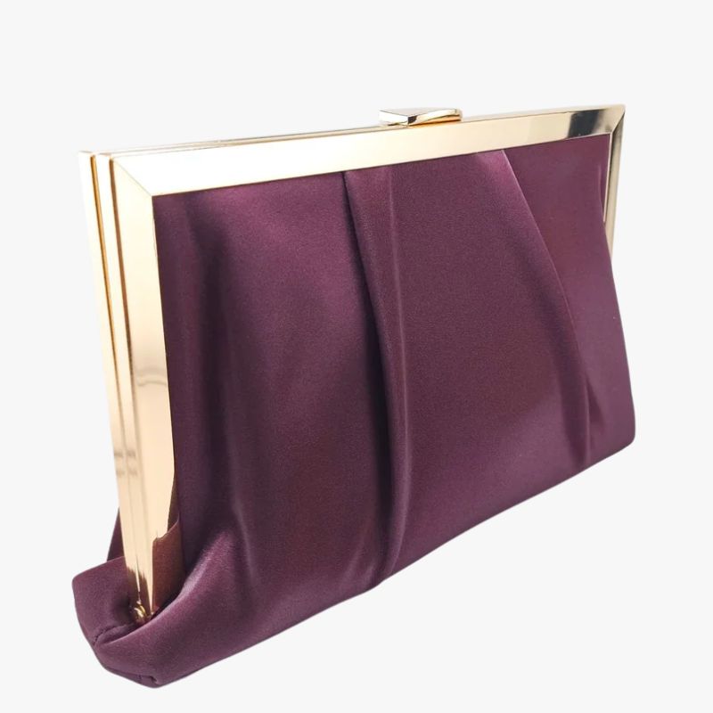 Izoa Gia Pleated Clutch Bag