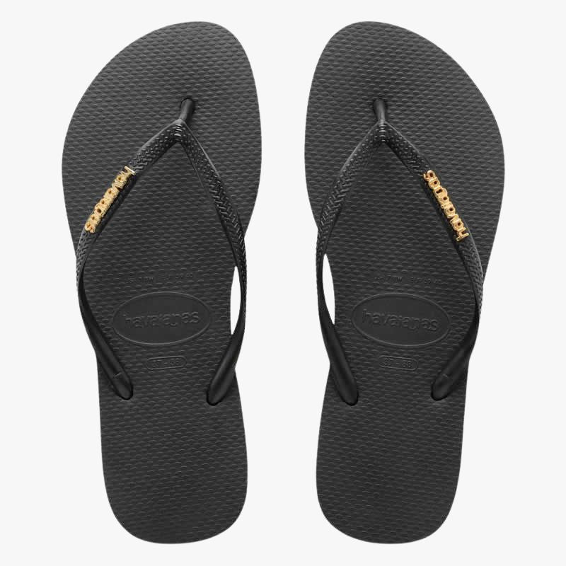 Havaianas Slim Metal Logo Thong