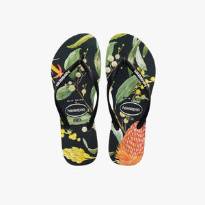 Havaianas Slim Fauna Bush Flower Thong