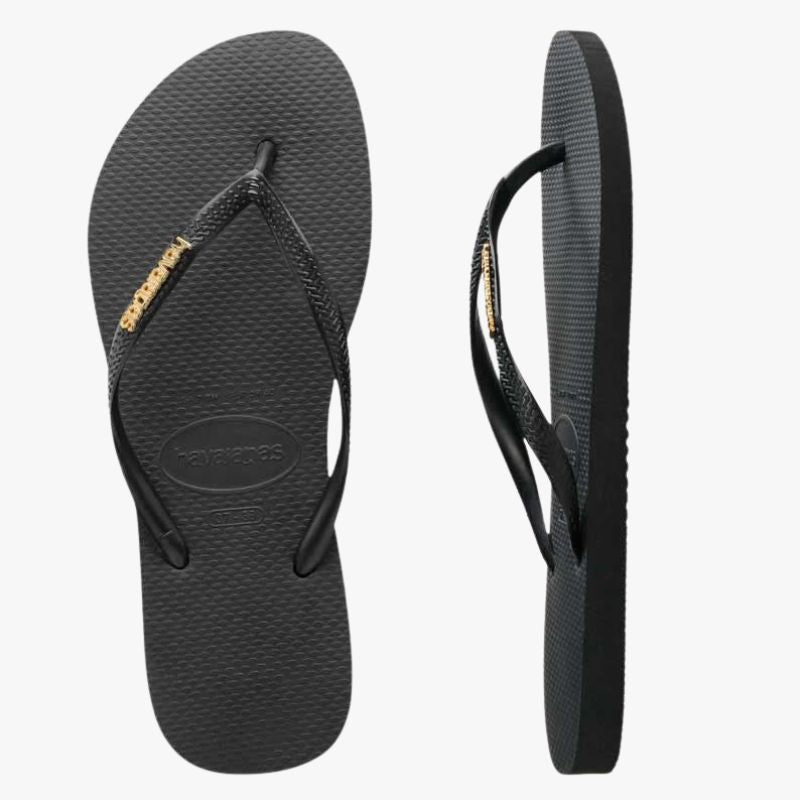 Havaianas Slim Metal Logo Thong