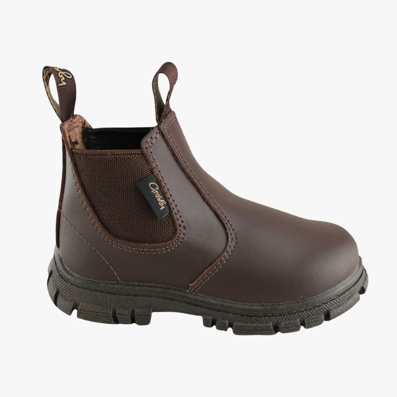 Grosby Ranch Junior Elastic Side Boot