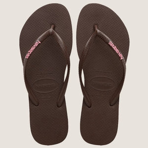 Havaianas Slim Rubber Logo Thong