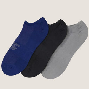 Skechers Mens 3pk Micro Non Terry No Show Liner