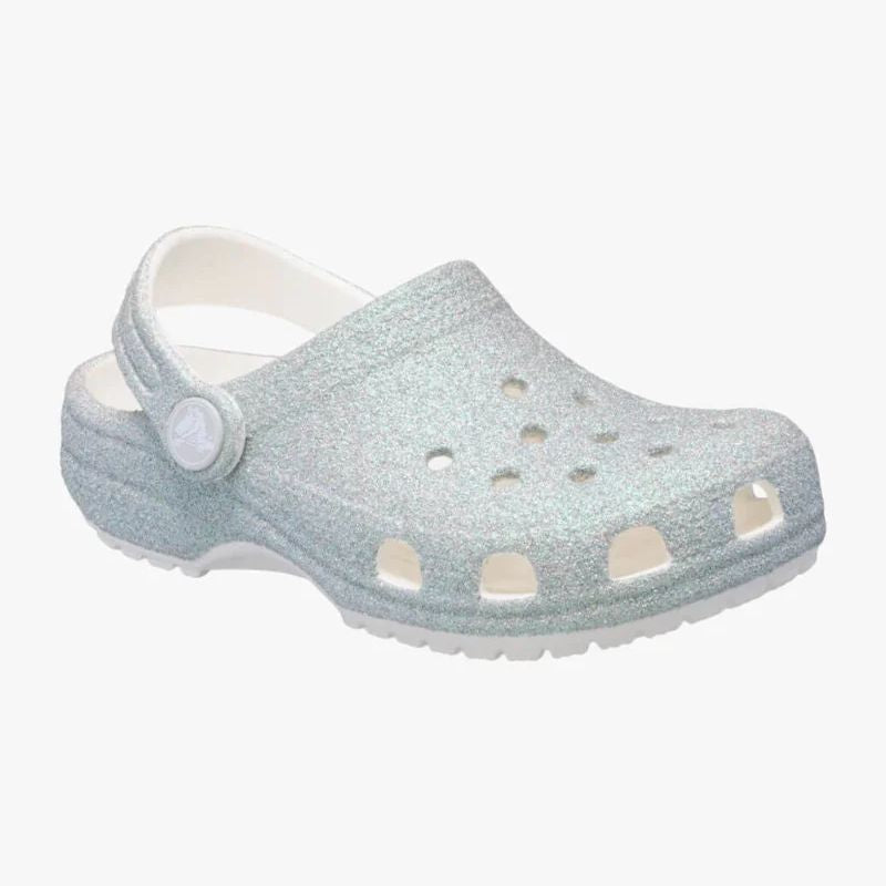 Crocs Kids Classic Iridescent Glitter Clog