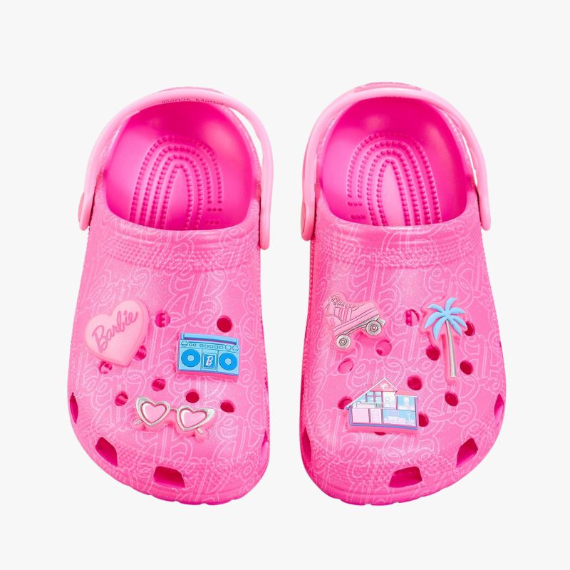 Crocs Kids Classic Mattel Pink Barbie Clog