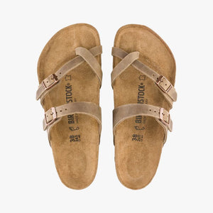 Birkenstock Mayari Oiled Leather Regular ( Classic Footbed + Suede Lined)