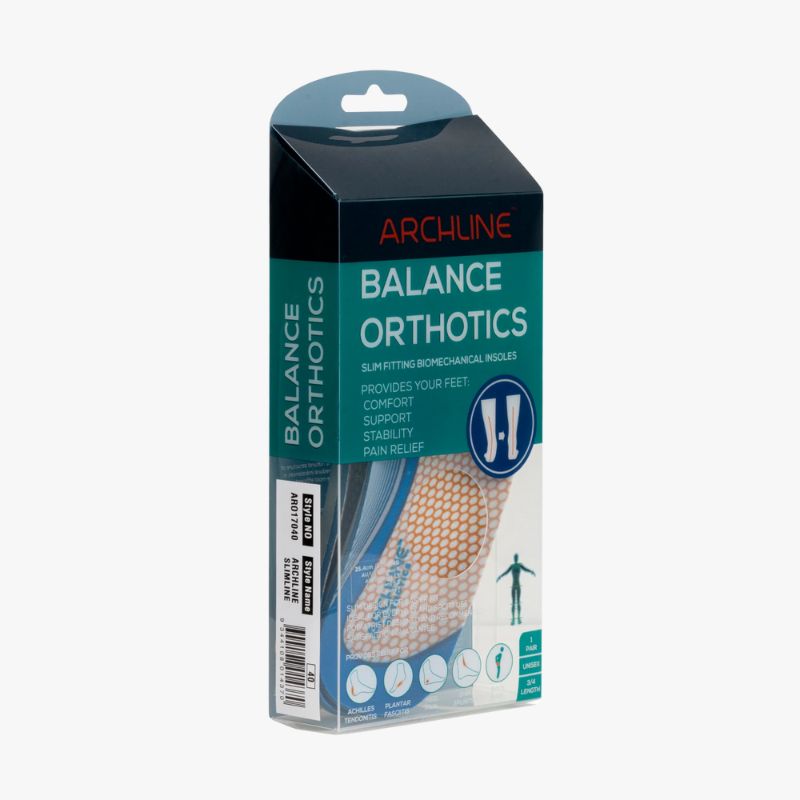 Archline Slimline Orthotic Insoles - 3/4 Length