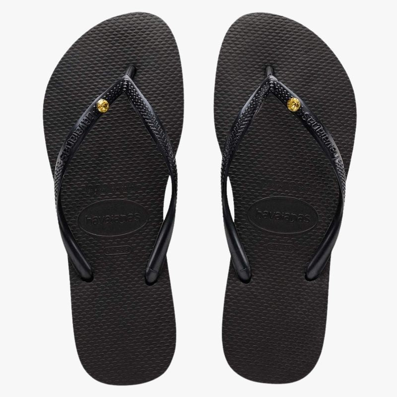 Havaianas Slim Coloured Crystal Thong