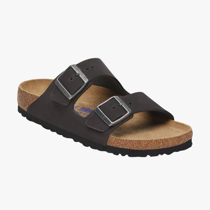 Birkenstock Arizona Nubuck Leather Narrow( Soft Footbed)