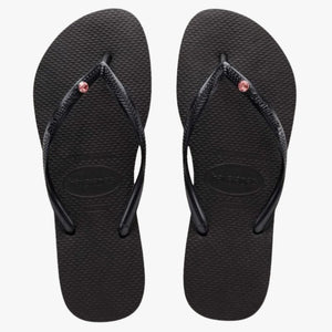 Havaianas Slim Coloured Crystal Thong