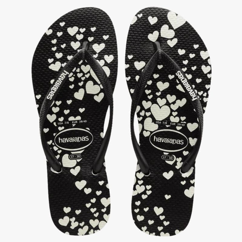 Havaianas Slim Mini Hearts Thongs