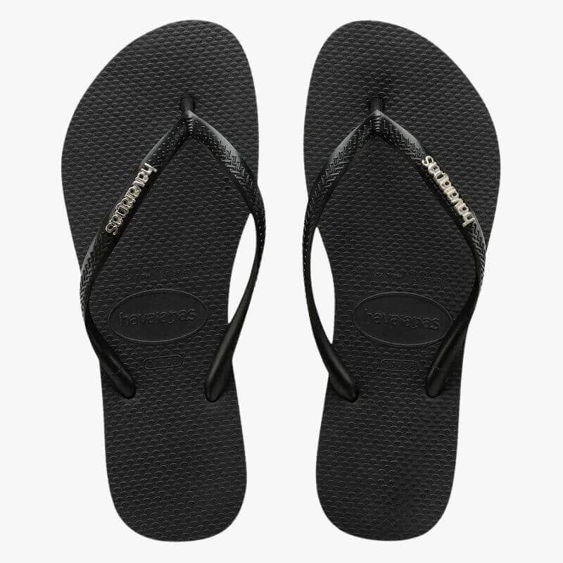 Havaianas Slim Metal Logo Thong