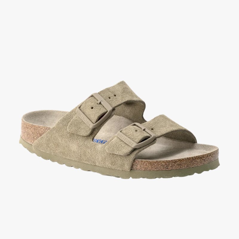 Birkenstock Arizona Suede Leather Regular (Soft Footbed + Suede Lined)