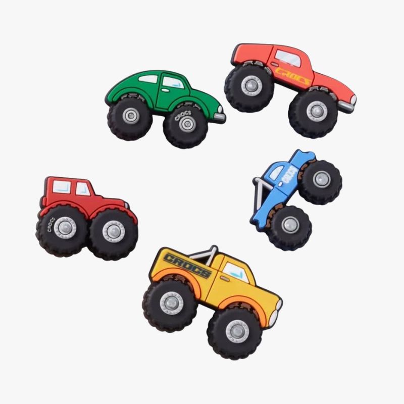 Croc Monster Trucks 5 Pack Jibbitz Charms