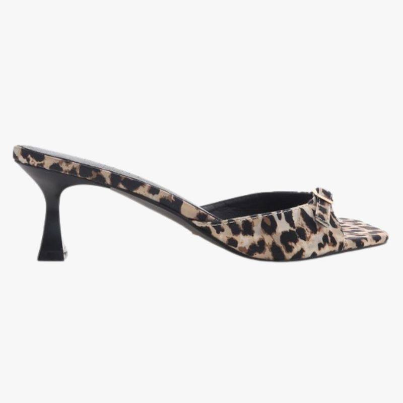 Billini Tilden Leopard Satin Heel