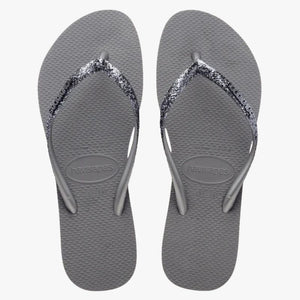 Havaianas Slim Metal Logo Glitter II Thong