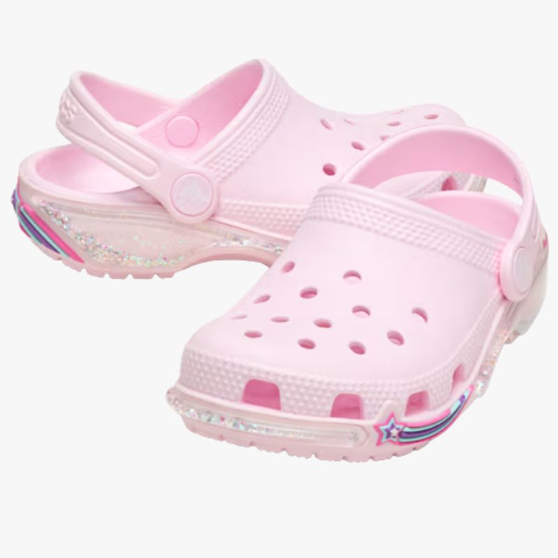 Crocs Kids Classic Star Sparkle Shaker Clog